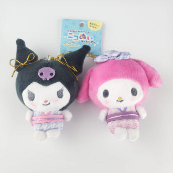 산리오 캐릭터즈 니코누이 마그넷 자석 서로 붙는 키홀더 2개 세트