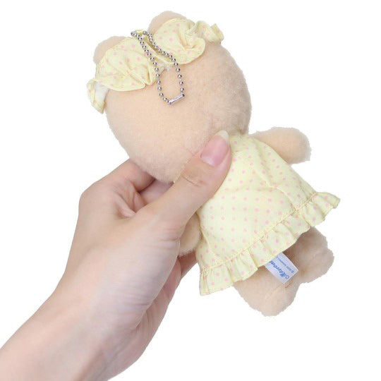 나카지마 산리오 마론크림 나이트 캡 리본 마스코트 인형 볼체인 키홀더 키링