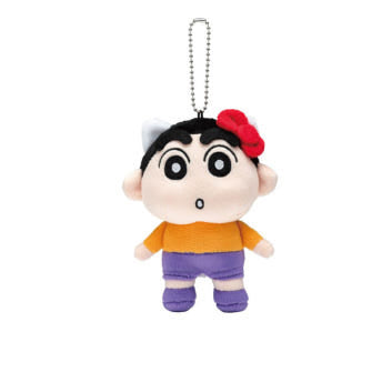 짱구 산리오 콜라보 캐릭터즈 키링 봉제인형 마스코트