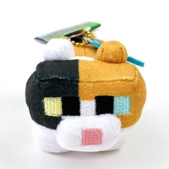 마인크래프트 고양이 마스코트 인형 키체인 키홀더 키링