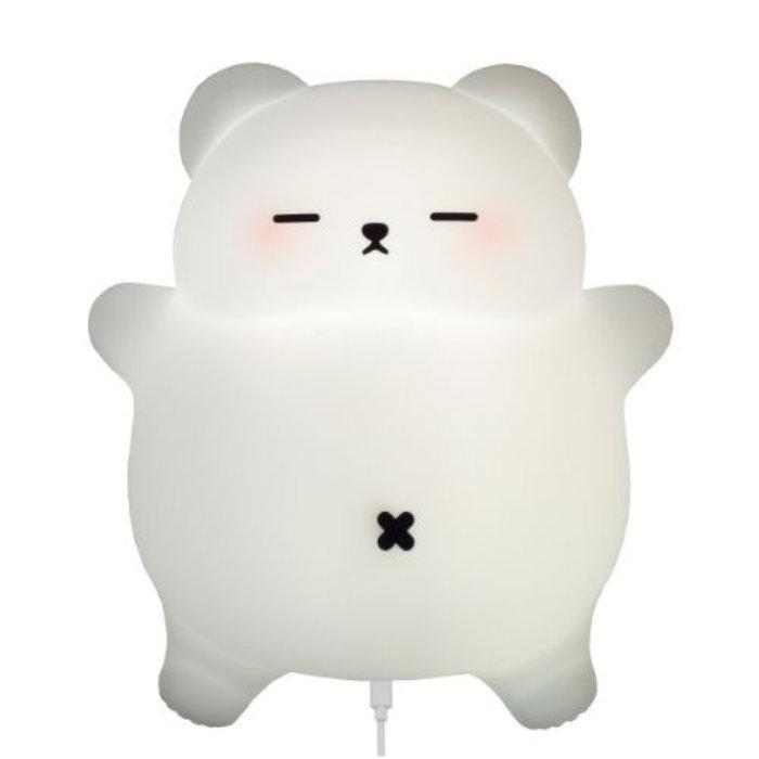깊이잠든 꿀잠 곰돌이 실리콘 룸라이트 인테리어 귀여운소품 USB C타입