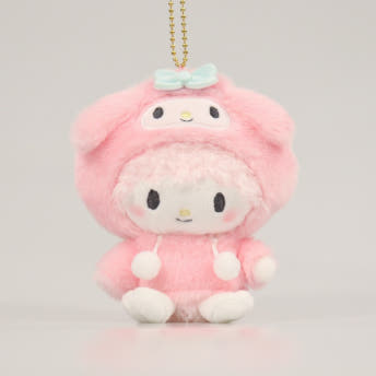 산리오 파카 인형 미니 마스코트 인형 키링 키홀더 쿠로미 마이스위트피아노 턱시도샘