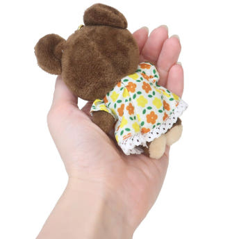 나카지마 코퍼레이션 꼬마곰학교 재키 플라워 드레스 마스코트 인형 키홀더 키링