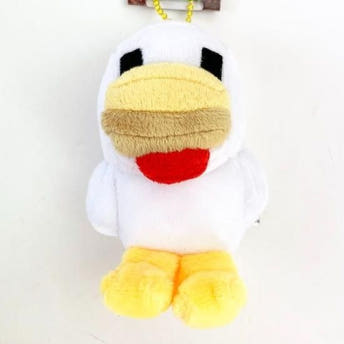마인크래프트 닭 마스코트 인형 키체인 키홀더 키링