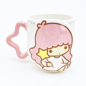 산리오 리틀트윈 스타즈 페어 머그컵 자기컵 캐릭터굿즈 키키 라라