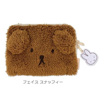 미피 도트 파우치 소프트 보아 소제 쇼트 파우치