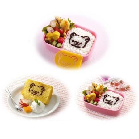 리락쿠마 키이로이토리 후리가케 플레이트 3P 세트