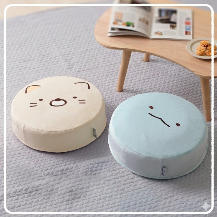 산엑스 스밋코구라시 커버 분리세탁 가능 라운드 원형 쿠션