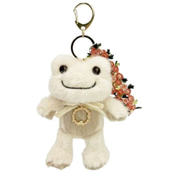 피클스 더 프로그 개구리 베이지 핑크 인형 피클 마스코트 인형 캐릭터 키링 키홀더 장식