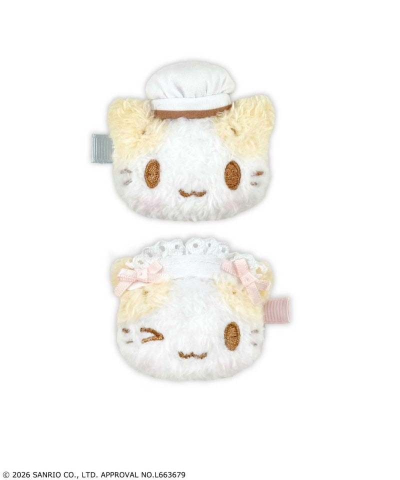 [예약 마감] 2026년 3월출고 마시멜로처럼 푹신한 마슈마로 냥코 후루후루 마스코트 헤어핀