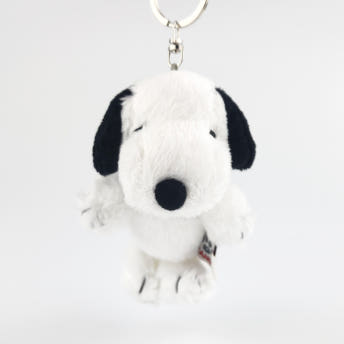 스누피 베이직 미니 쁘띠뽀송 마스코트 카라비너 키링 키홀더