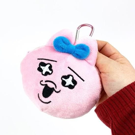 오빤쮸우사기 카라비나 봉제인형 파우치 마스코트 키링 키홀더