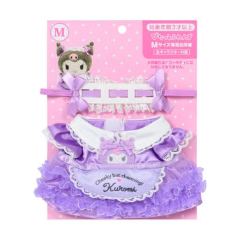 산리오 캐릭터즈 피탓토 프렌즈 누이도리돌 M전용  코스튬 의상 변신