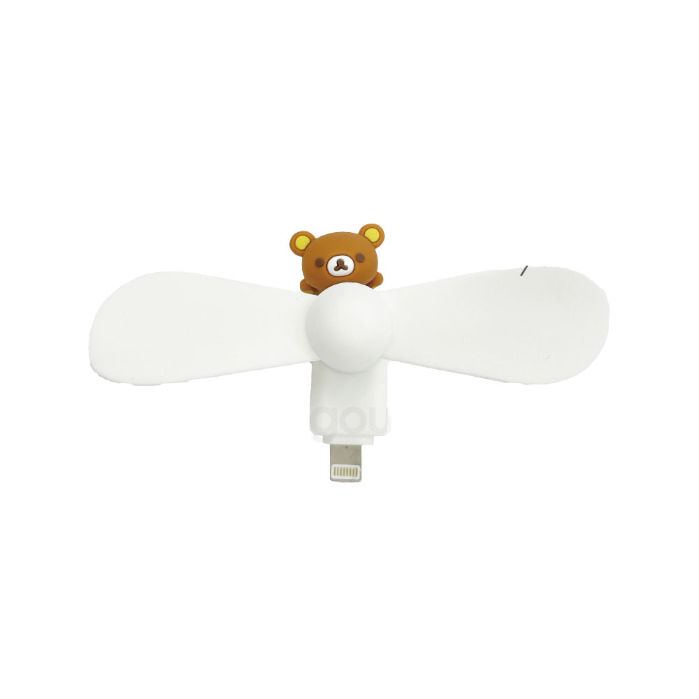 [예약 마감] 산엑스 리락쿠마 커넥터 부착 미니 쿨 팬 Type-C iPhone 2종 ~4/12일까지