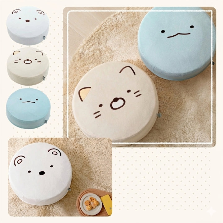 산엑스 스밋코구라시 커버 분리세탁 가능 라운드 원형 쿠션