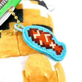 마인크래프트 고양이 마스코트 인형 키체인 키홀더 키링