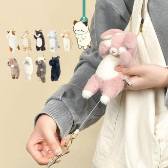 귀여운 동물 인형키링 캐릭터열쇠고리 미니 파우치 키링