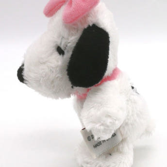 스누피 쁘띠 후와 마스코트 봉제 인형 벨 키홀더 키링