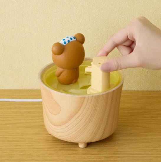 산엑스 리락쿠마 온천 룸라이트 가습기 습도조절 인테리어 소품