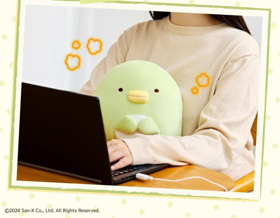 안으면 따뜻한 봉제인형 펭귄? 돈카츠 A타입