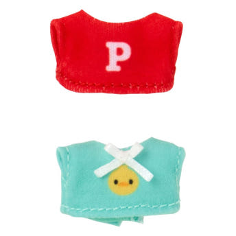 포차코 키세카에 키링 인형 착용 가능 의상 세트 교체형 관절 가동 피규어 키홀더