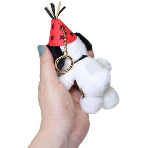피너츠 스누피 75주년 기념 파티햇 스누피 인형 마스코트 키홀더 키링