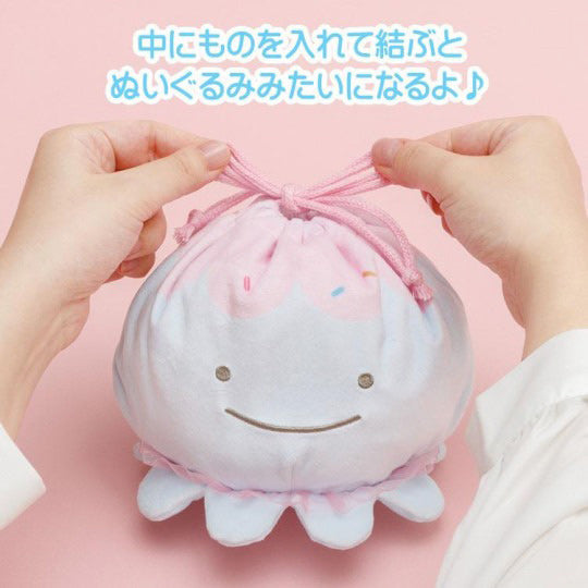 스밋코구라시 아이스해파리 모양 끈 주머니 파우치