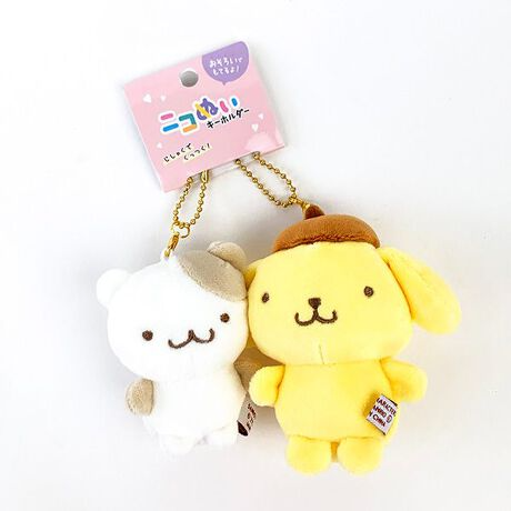 산리오 자석 마그넷 봉제인형 키홀더 2개 세트 키링