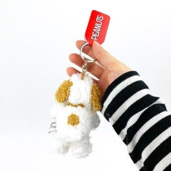 스누피 쁘띠 후와 마스코트 봉제 인형 앤디 키홀더 키링