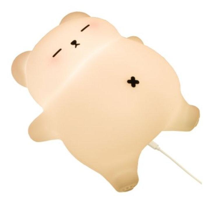 깊이잠든 꿀잠 곰돌이 실리콘 룸라이트 인테리어 귀여운소품 USB C타입