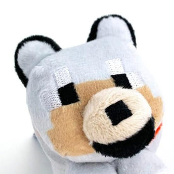 마인크래프트 늑대 마스코트 인형 키체인 키홀더 키링