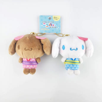 산리오 캐릭터즈 니코누이 마그넷 자석 서로 붙는 키홀더 2개 세트