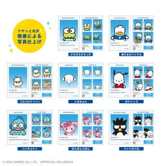 산리오 시크릿 증명사진풍 스멀로이드 포토 증명사진 포토카드