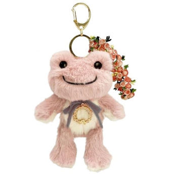 피클스 더 프로그 개구리 베이지 핑크 인형 피클 마스코트 인형 캐릭터 키링 키홀더 장식