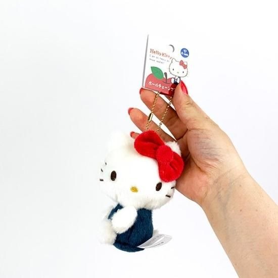 헬로키티 70년대 시리즈 볼체인 마스코트 키홀더