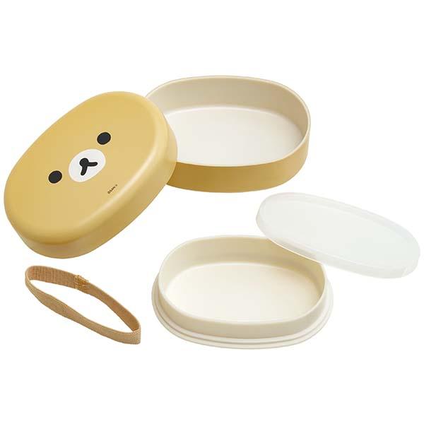 산엑스 리락쿠마 베이직 2단 페이스 얼굴 도시락통