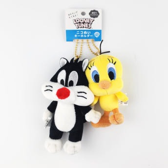 루니툰 톰과 제리 자석 마그넷 봉제인형 키홀더 2개 세트 톰과제리