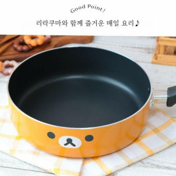리락쿠마 IH 대응 알루미 딥 프라이팬 24