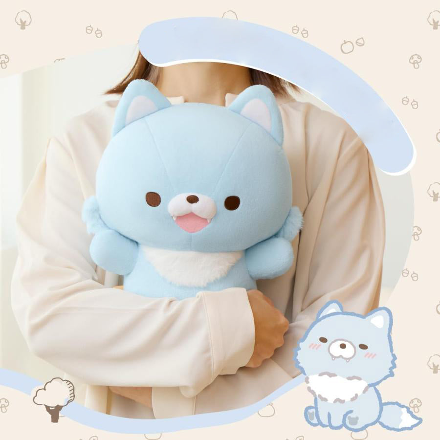 안으면 따뜻한 봉제인형 차이로이코구마 아오이코오오카미 2종 USB A타입