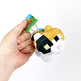 마인크래프트 고양이 마스코트 인형 키체인 키홀더 키링
