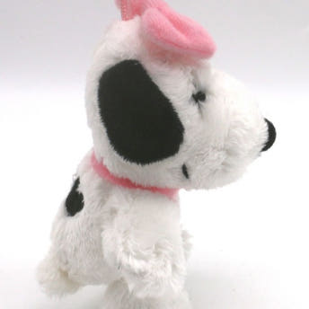 스누피 쁘띠 후와 마스코트 봉제 인형 벨 키홀더 키링