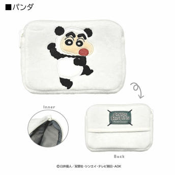 짱구는 못말려 나리키리 애니멀 미니 티슈 파우치 크레용 신짱 소품 파우치