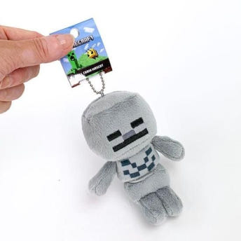 마인크래프트 스켈레톤 마스코트 인형 키체인 키홀더 키링