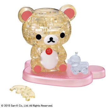 리락쿠마 3D입체 크리스탈 퍼즐 직소퍼즐 인테리어 소품 장식