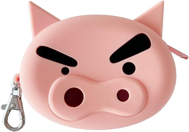 짱구 실리콘 페이스 파우치