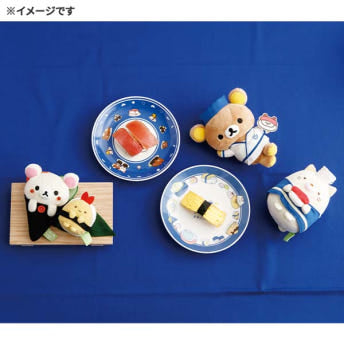 산엑스 리락쿠마 언제든 초밥 잡화 시리즈 초밥 스시 접시 그릇