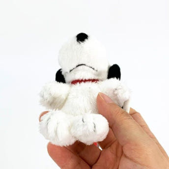 스누피 베이직 미니 쁘띠뽀송 마스코트 카라비너 키링 키홀더