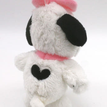 스누피 쁘띠 후와 마스코트 봉제 인형 벨 키홀더 키링