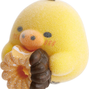 산엑스 리락쿠마 미스터도넛 콜라보 쁘띠 플로키 미니 피규어