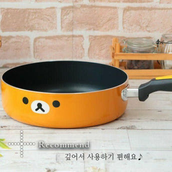 리락쿠마 IH 대응 알루미 딥 프라이팬 24